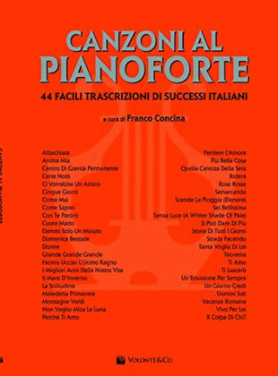 Canzoni Al Pianoforte