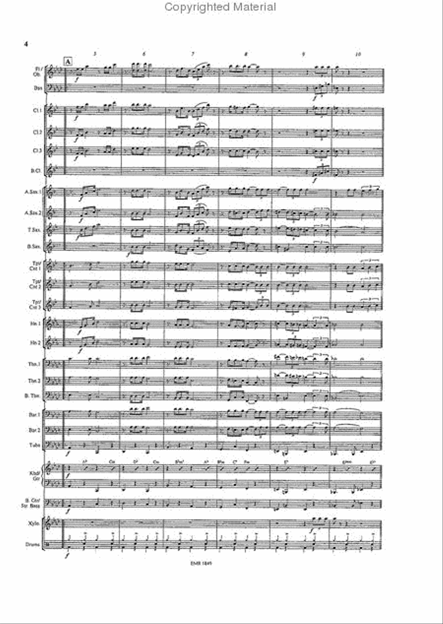 What A Wonderful World Concert Band scores gallery preview page 4