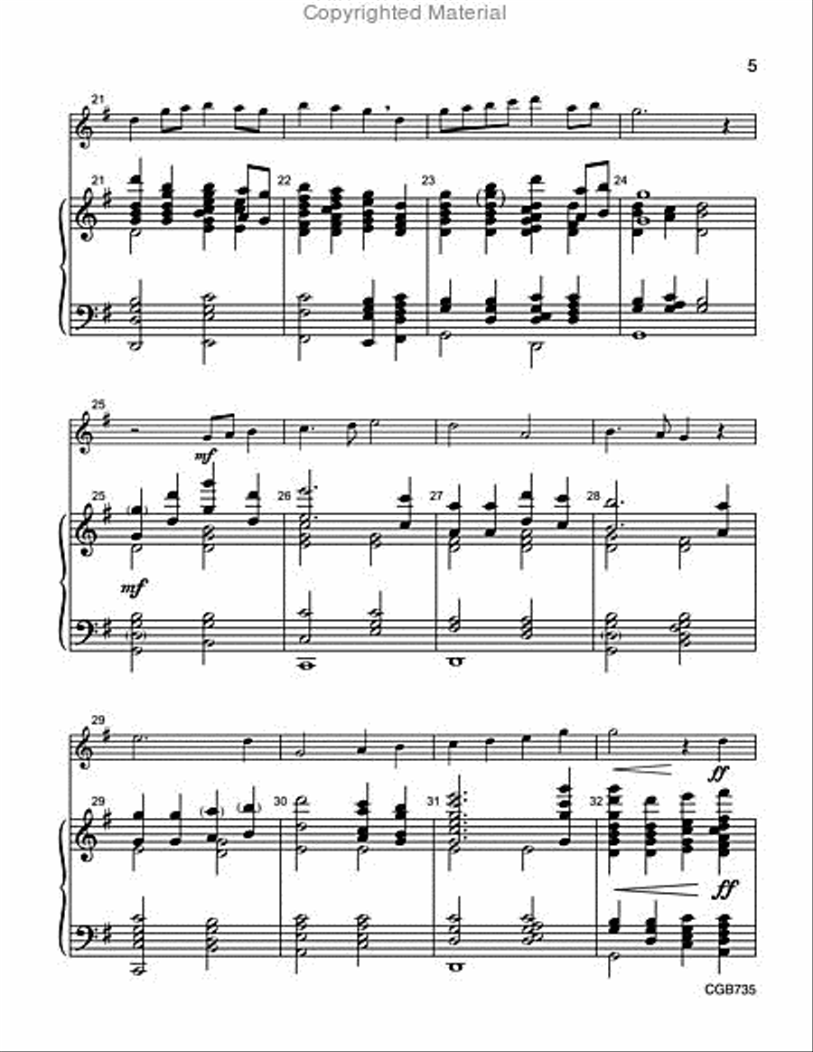 This Is My Father's World (3-5 octaves) 5-Octaves scores gallery preview page 4