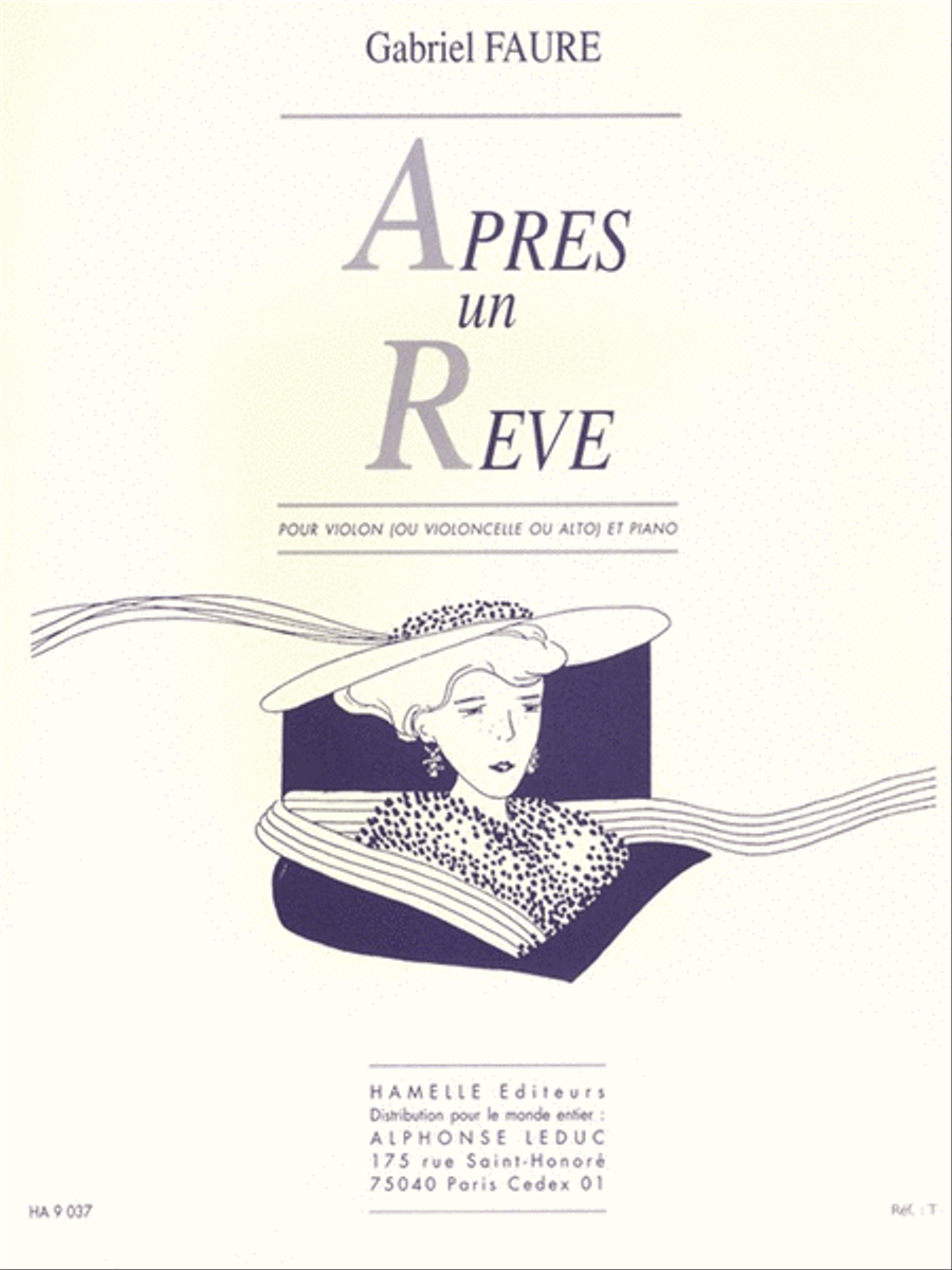 Apres Un Reve Pour Violon (ou Violoncelle Ou Alto) Et Piano Cello scores gallery preview page 1