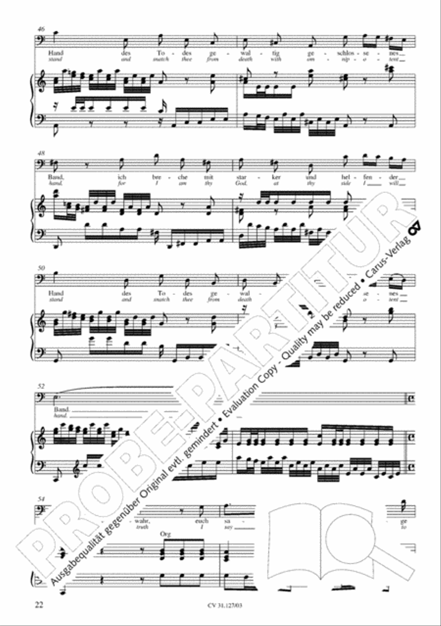 Thou who, a God, as man yet came (Herr Jesu Christ, wahr' Mensch und Gott) STB scores gallery preview page 27