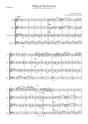 Waltz of The Flowers - from Nutcracker (P. I. Tchaikovsky) for Woodwind Quartet