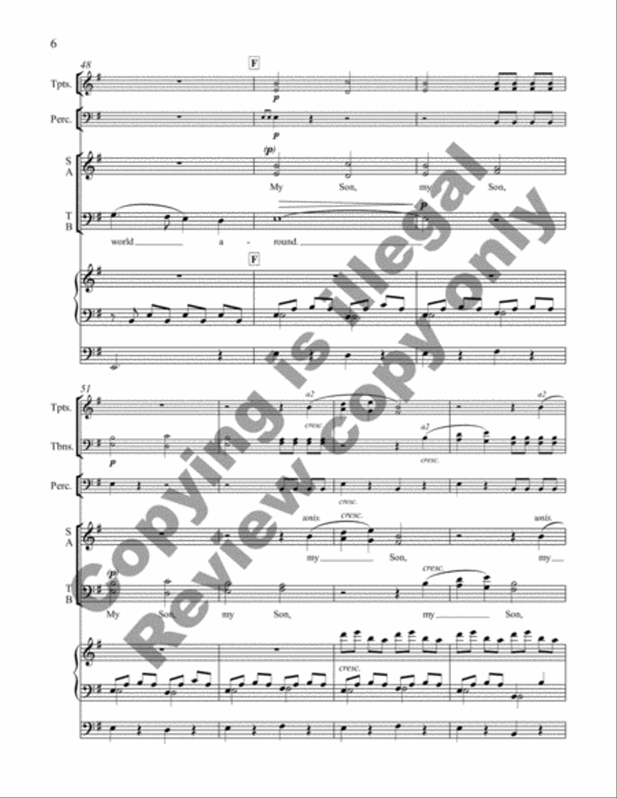 When Jesus Wept (Full/Organ Score) Choir scores gallery preview page 16