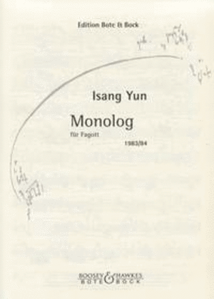 Book cover for Monolog