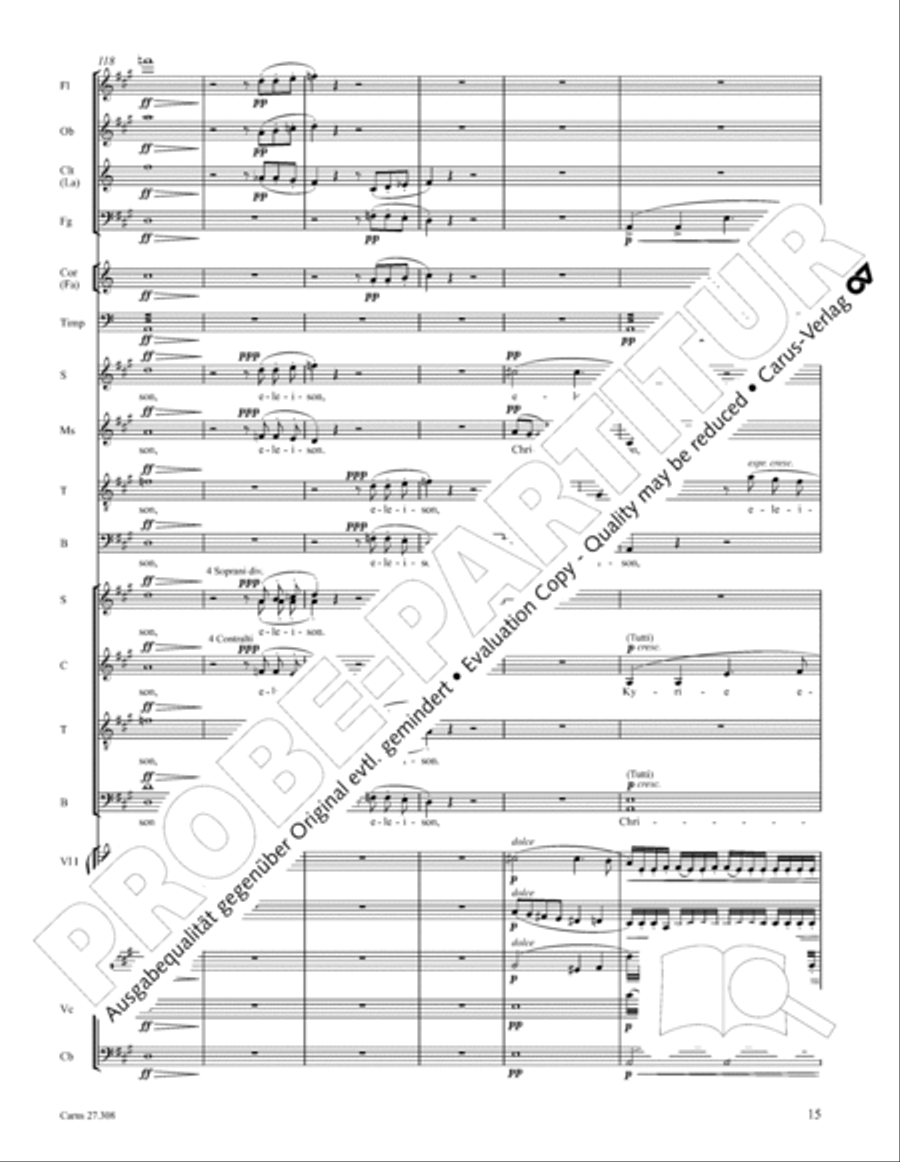 Messa da Requiem 4-Part scores gallery preview page 21