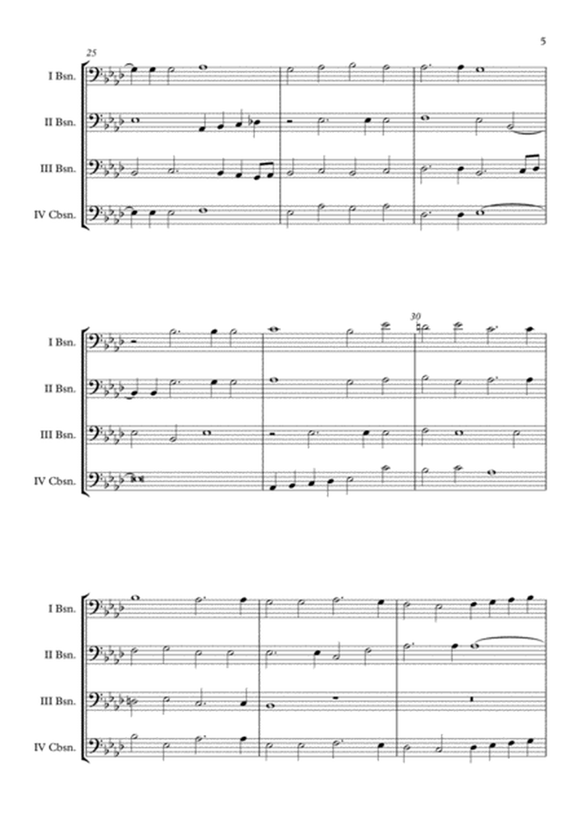 "Exsultate Deo" (Giovanni Pierluigi da Palestrina) Bassoon Quartet arr. Adrian Wagner image number null