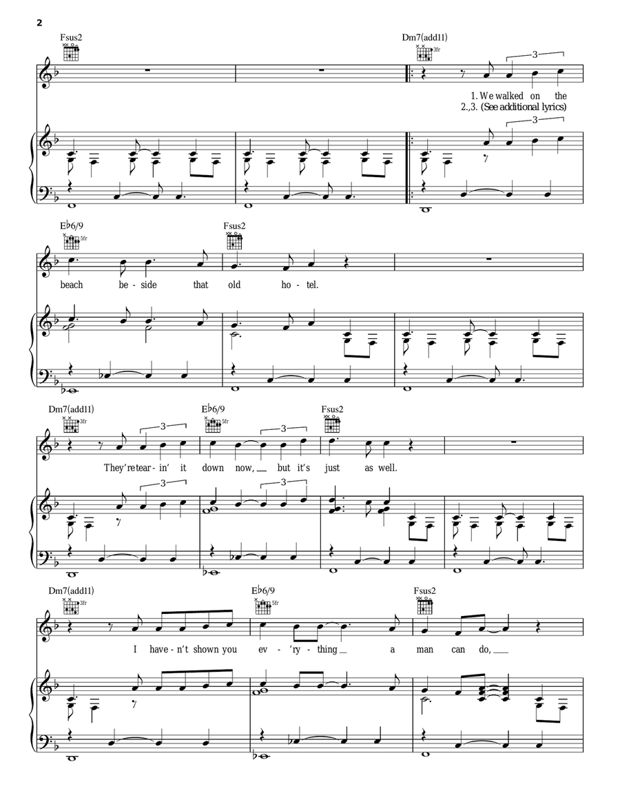 This Is The Time Piano, Vocal, Guitar scores gallery preview page 2