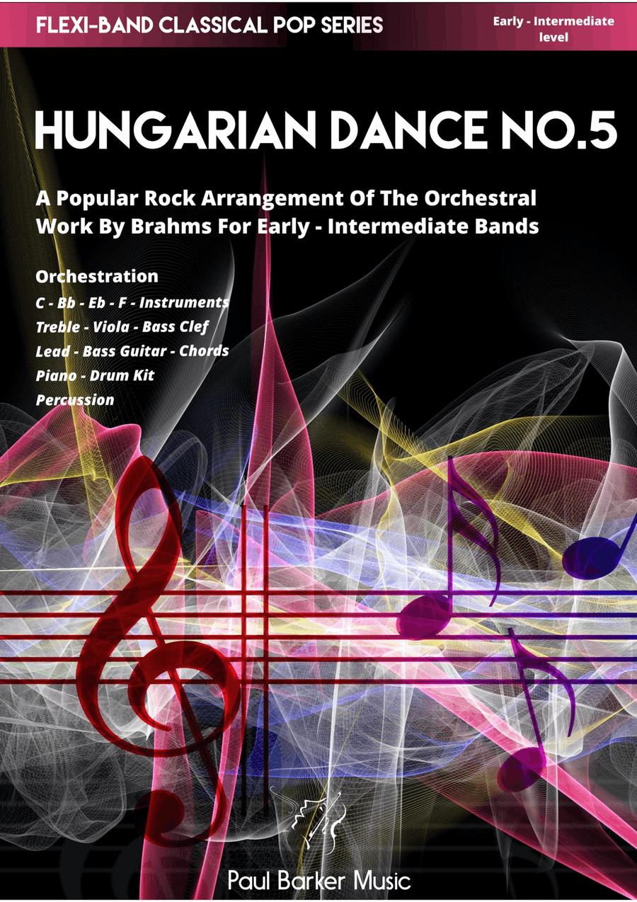 Hungarian Dance No: 5 (Flexible Instrumentation) Concert Band scores gallery preview page 1