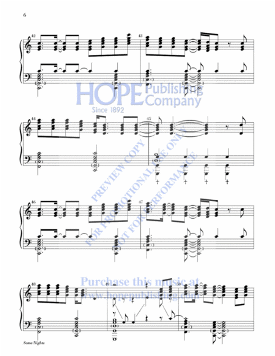 Some Nights Some Nights 5-Octaves scores gallery preview page 7