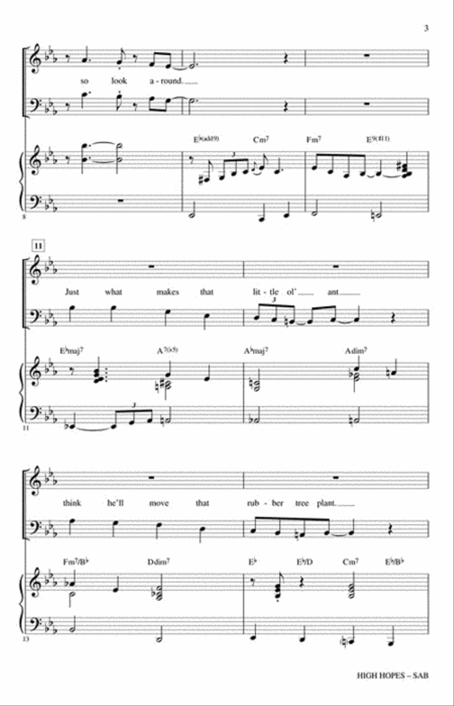 High Hopes High Hopes 3-Part scores gallery preview page 3