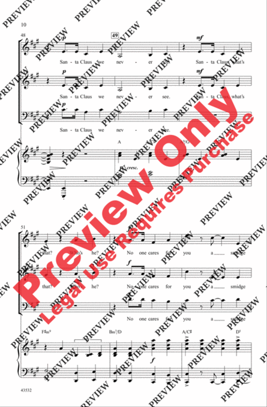 It's the Hard-Knock Life It's the Hard-Knock Life 3-Part scores gallery preview page 24