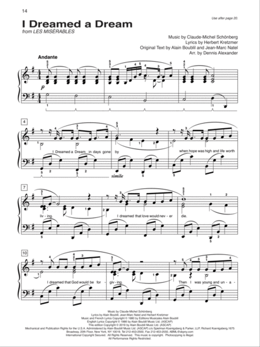 Alfred's Basic Piano Library Top Hits! Solo Book, Book 6 Piano Method scores gallery preview page 5