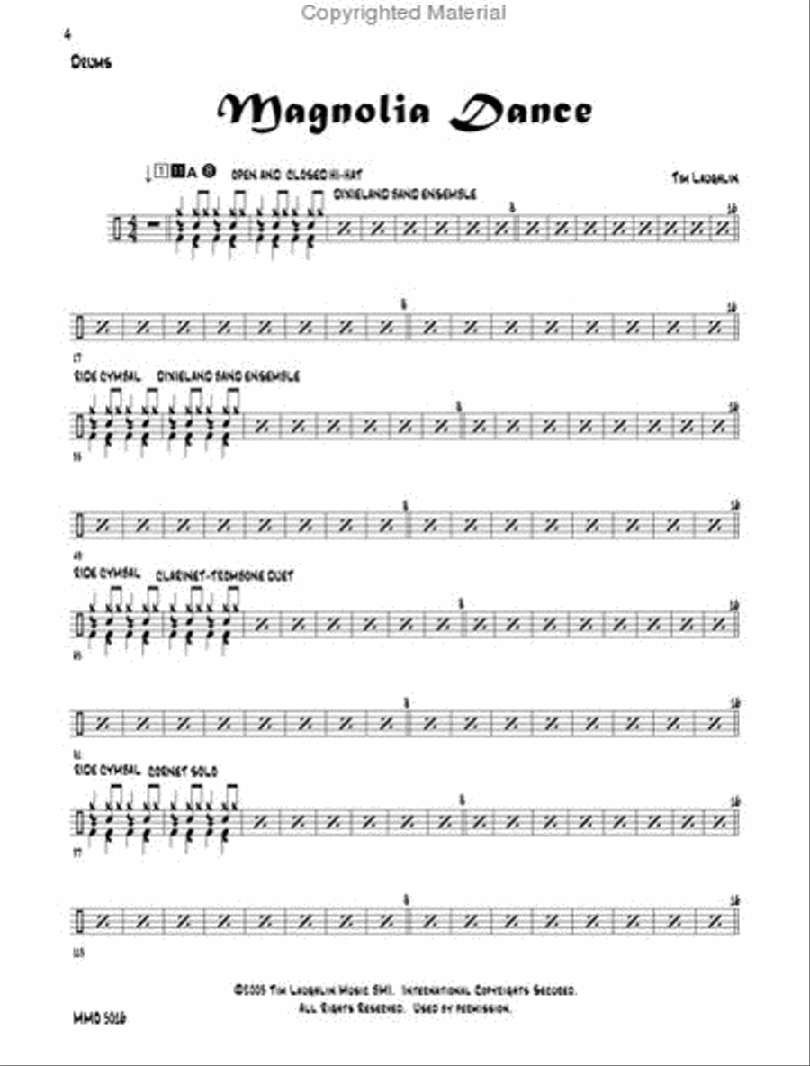 The Isle of Orleans The Isle of Orleans Drums scores gallery preview page 2