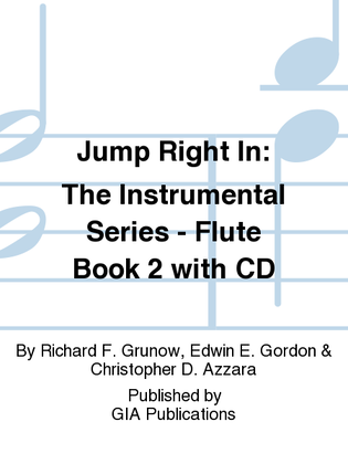 Book cover for Jump Right In: Student Book 2 - Flute (Book with CD)
