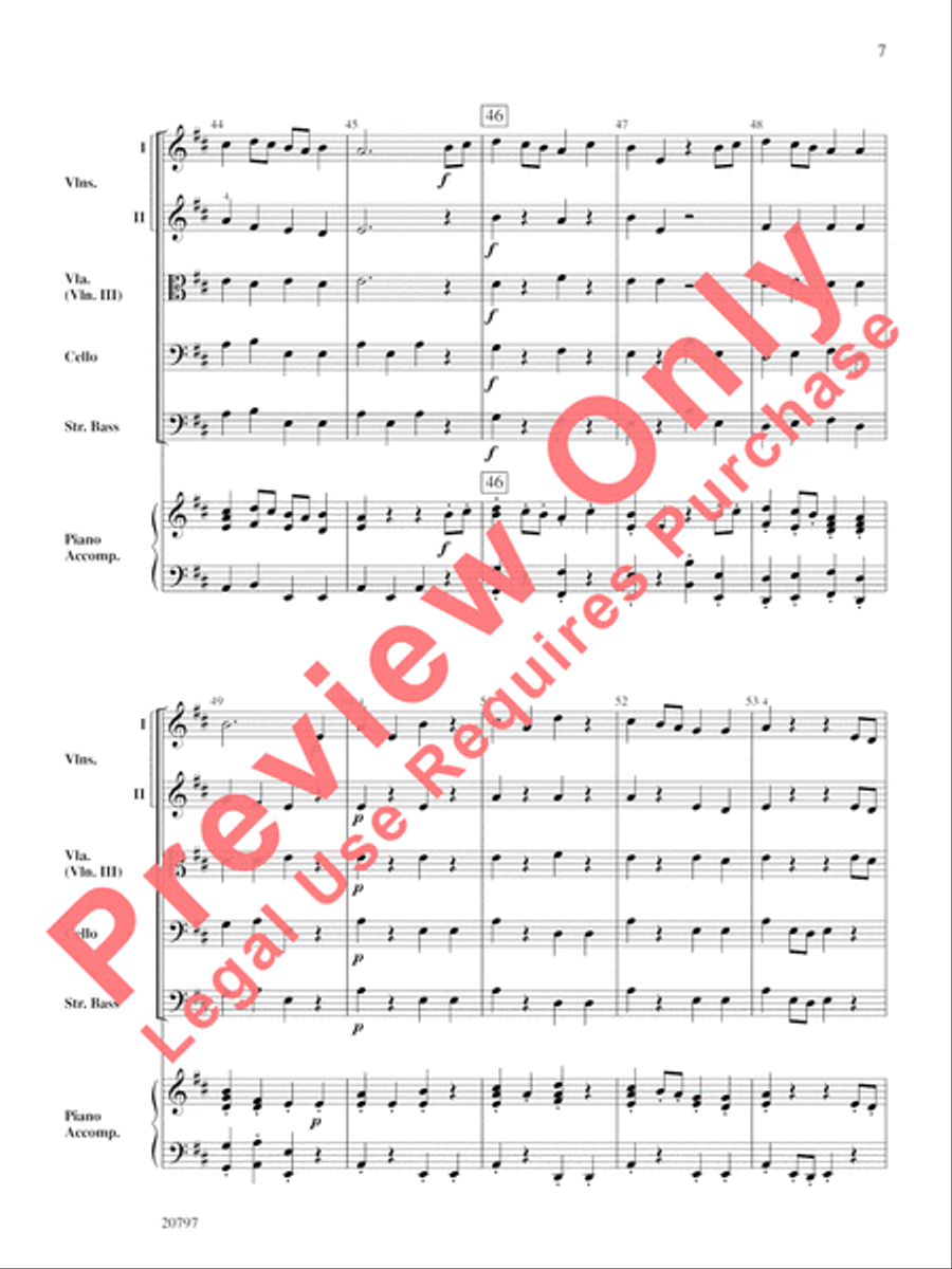 Dragonhunter String Orchestra scores gallery preview page 16