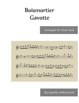 Gavotte - Flute Duet