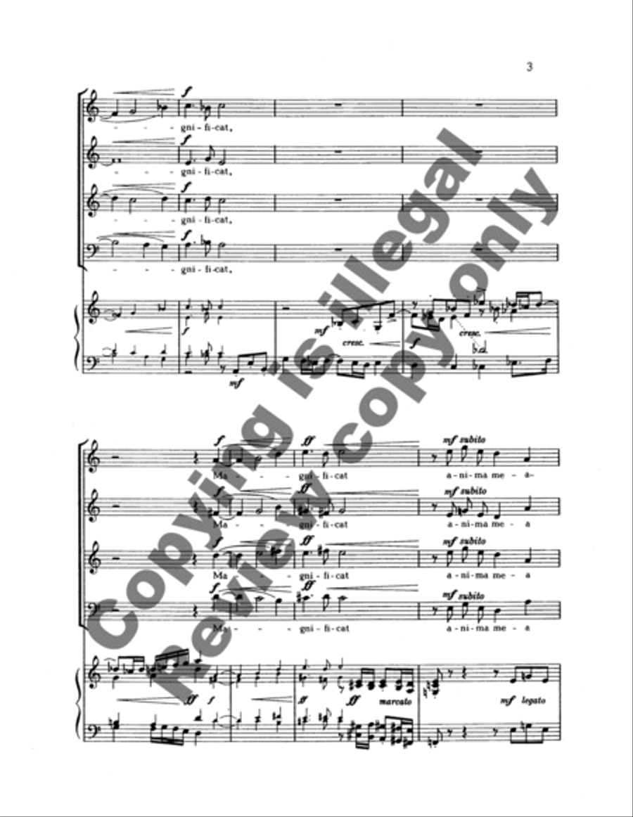 Magnificat 4-Part scores gallery preview page 10