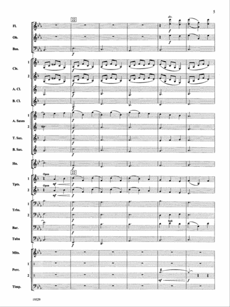 The Road Unknown: Score Concert Band scores gallery preview page 5