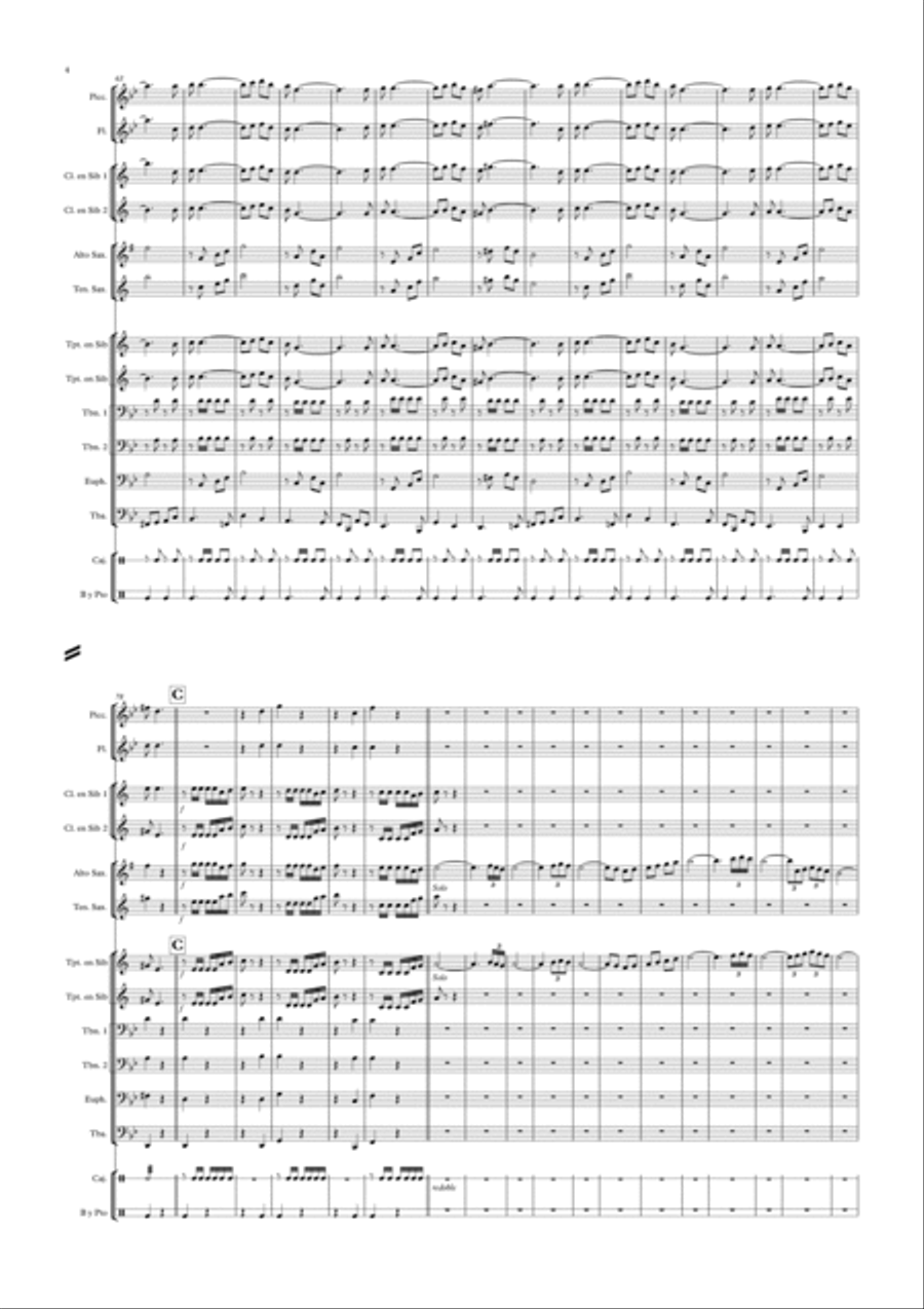 Pepe Requena Pepe Requena Marching Band scores gallery preview page 4