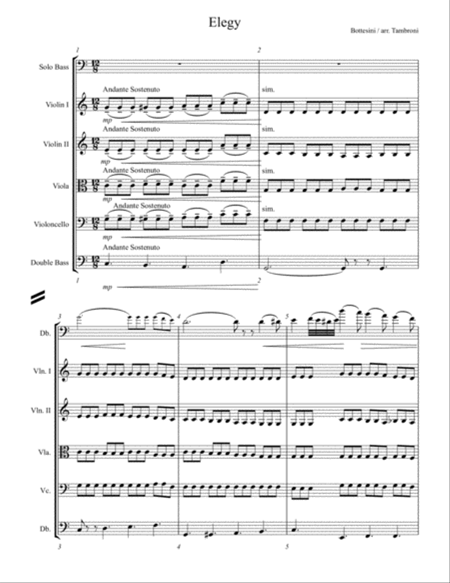 Elegy Elegy String Quartet scores gallery preview page 2