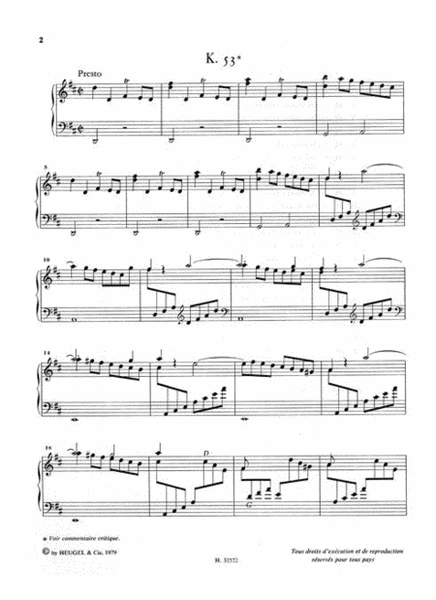 Sonates Volume 2 K53 - K103