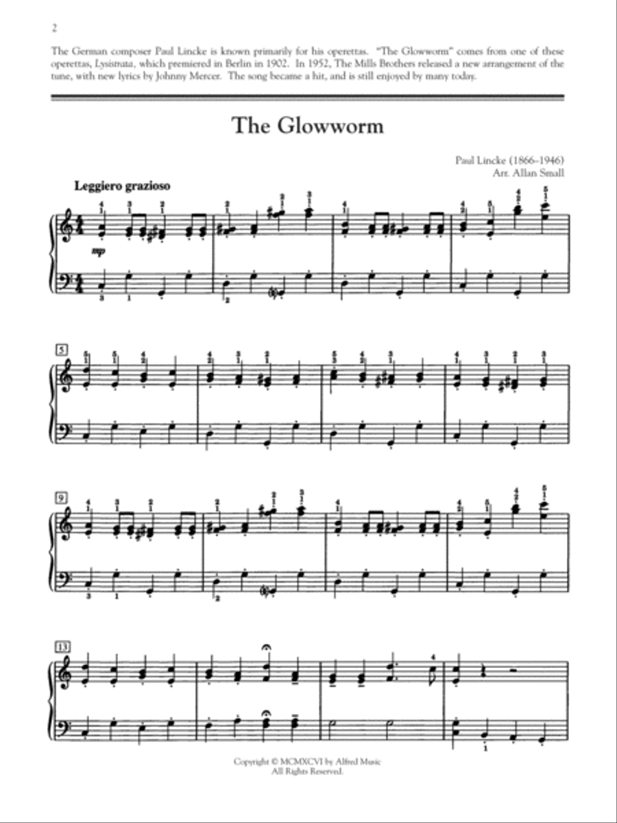 The Glowworm The Glowworm Small Ensemble scores gallery preview page 2