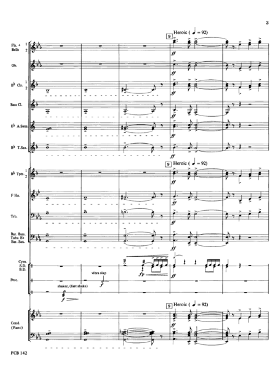Crimebusters Concert Band scores gallery preview page 3