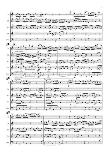 Parry: Lady Radnor's Suite (complete) - wind quintet image number null