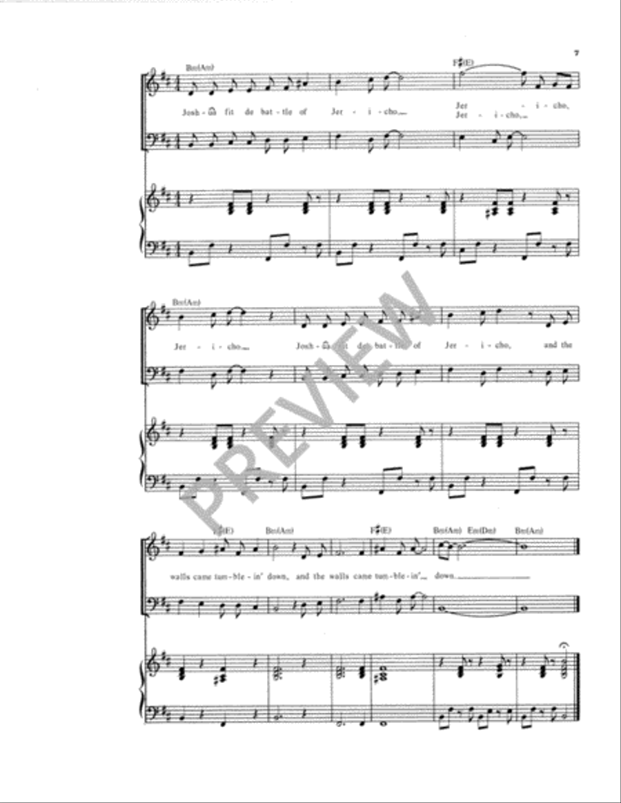 Joshua Fit de Battle of Jericho 2-Part scores gallery preview page 8