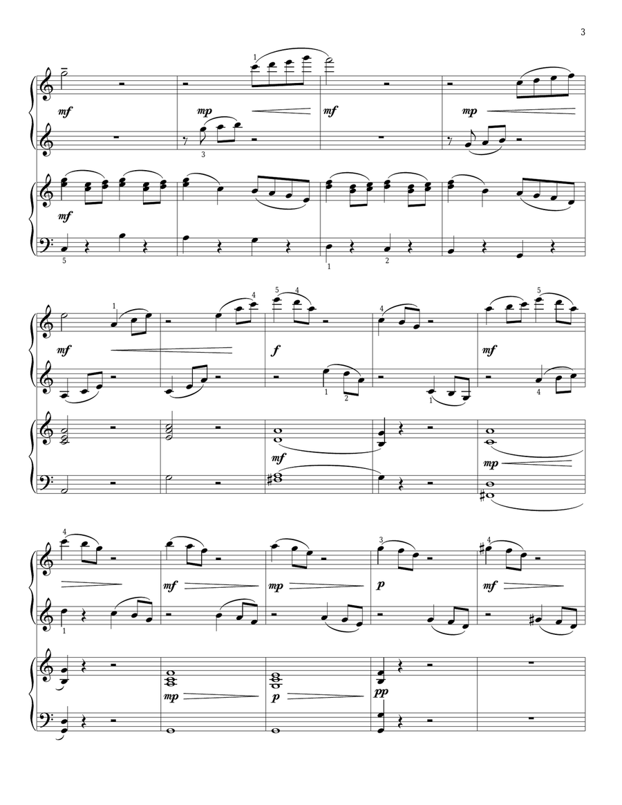 Concerto No. 1 For Piano And Strings Piano scores gallery preview page 2