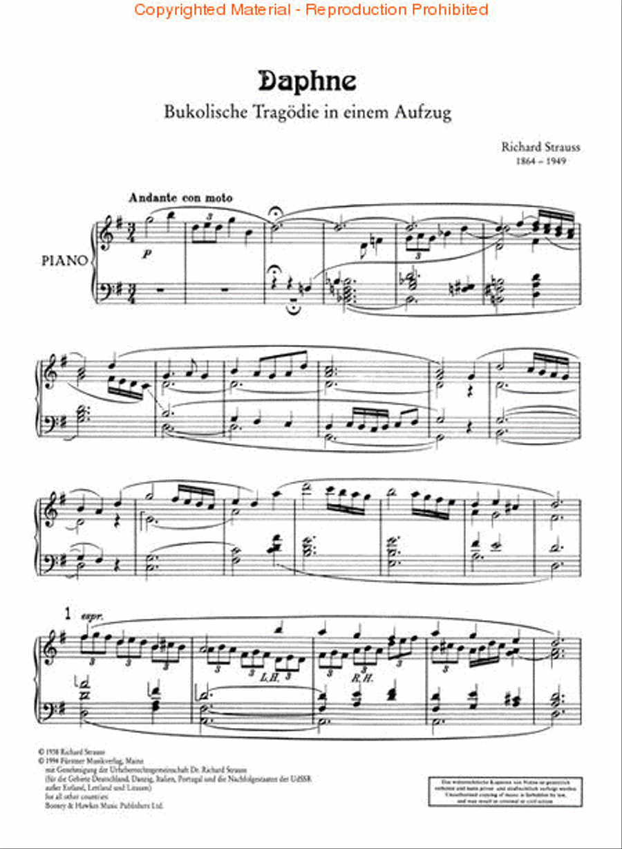 Daphne, Op. 82 Choir scores gallery preview page 2