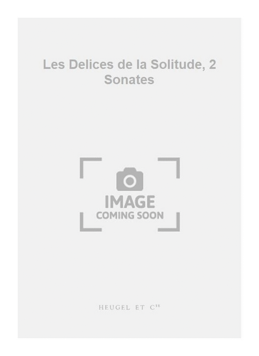 Les Delices de la Solitude, 2 Sonates Bassoon scores gallery preview page 1