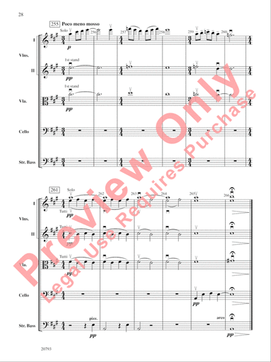 The Idylls of Pegasus String Orchestra scores gallery preview page 29