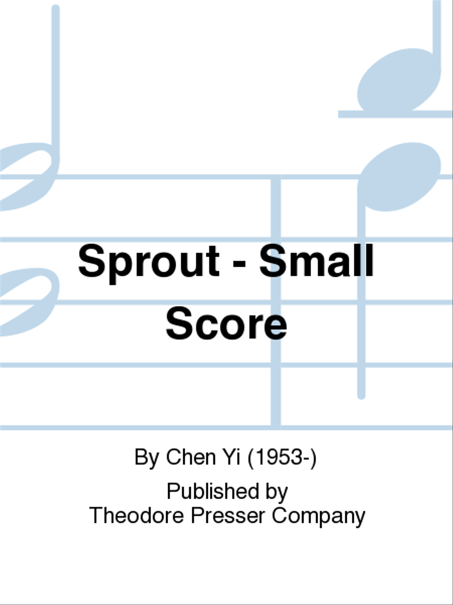 Sprout - Small Score Orchestra scores gallery preview page 1
