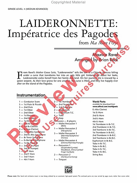 Laideronnette: Impératrice des Pagodes (from Ma mère l'oye)