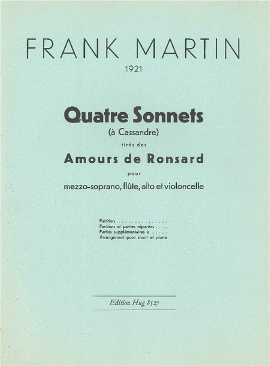 4 Sonnets Cello scores gallery preview page 1
