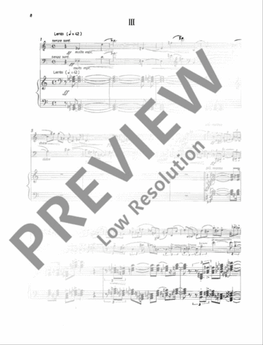 Chamber sonata Piano Trio scores gallery preview page 13