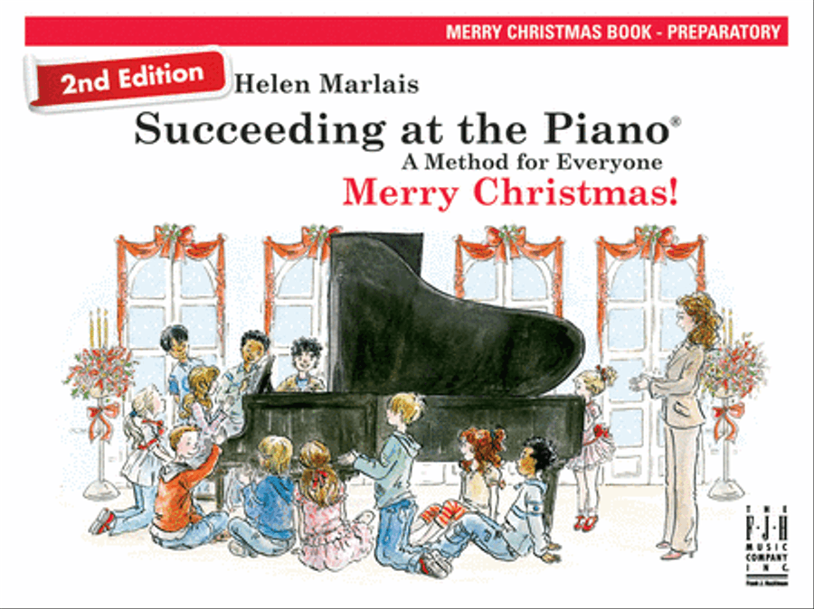 Succeeding at the Piano, Merry Christmas Book - Preparatory (2nd Edition) Piano Method scores gallery preview page 1