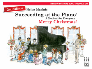 Book cover for Succeeding at the Piano, Merry Christmas Book - Preparatory (2nd Edition)