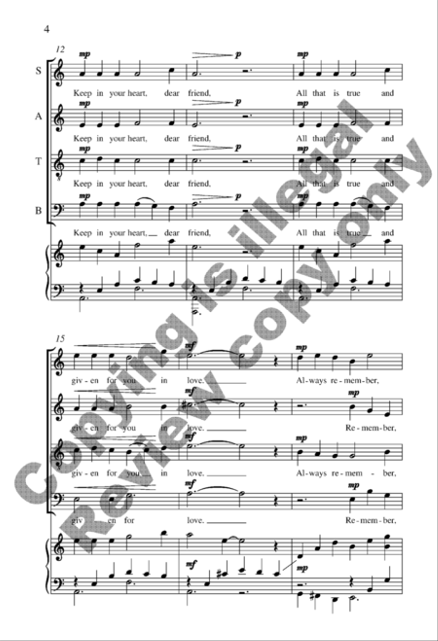 Ever Love Ever Love 4-Part scores gallery preview page 11