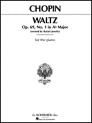 Book cover for Waltz, Op. 69, No. 1 in Ab Major