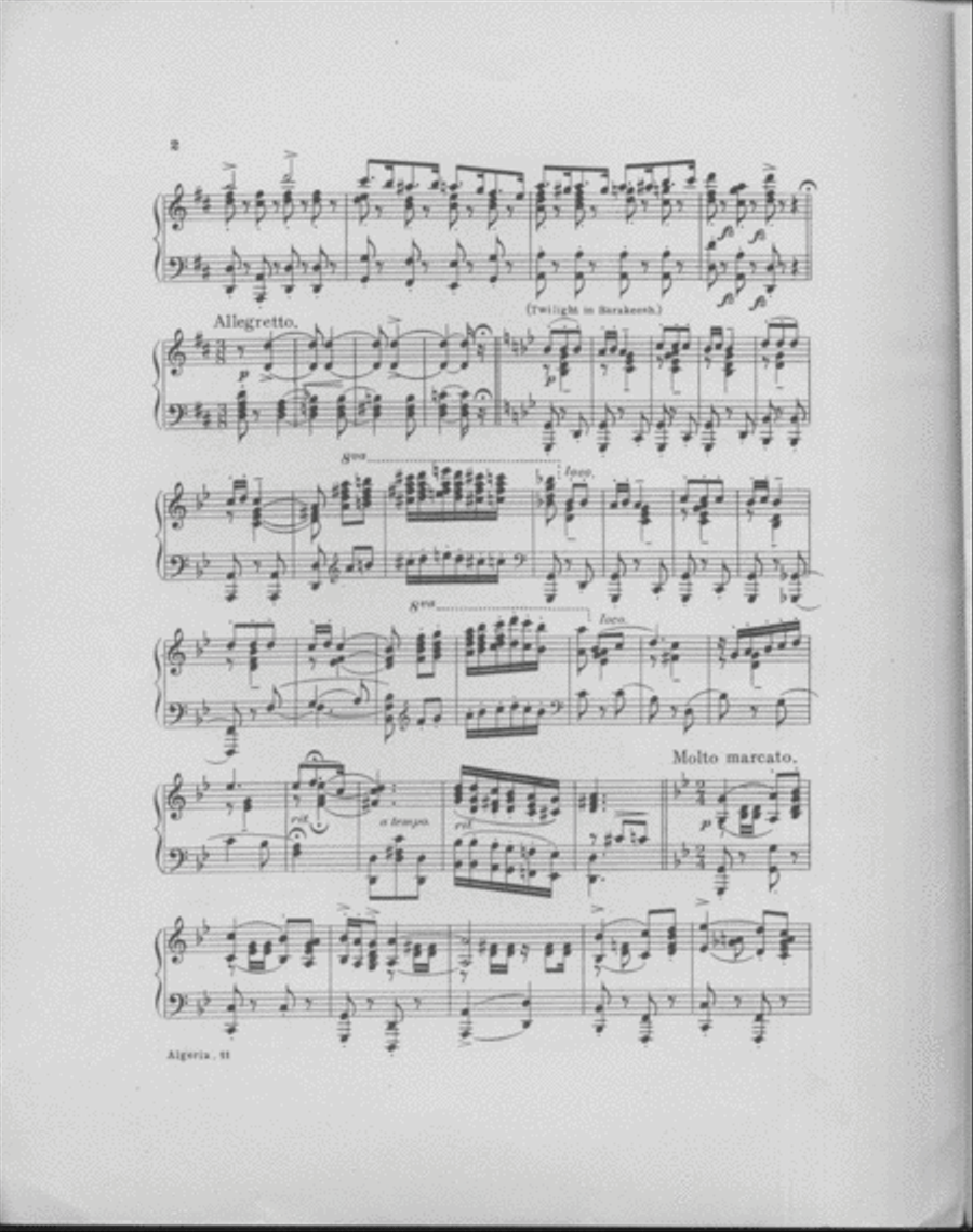 Selections from Algeria Piano Solo scores gallery preview page 3