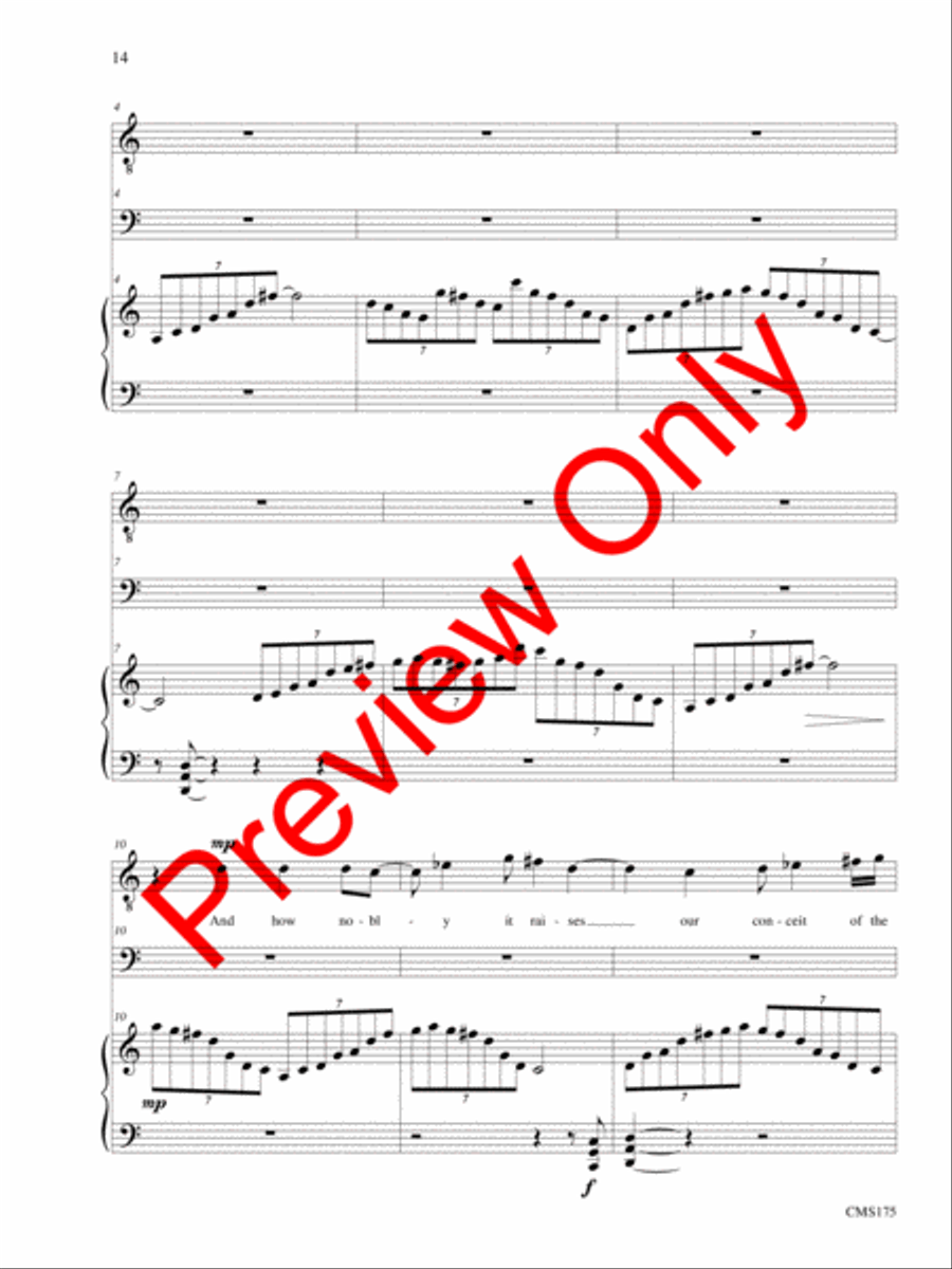 Songs of Solemn Confession: A Song Cycle Bassoon scores gallery preview page 15