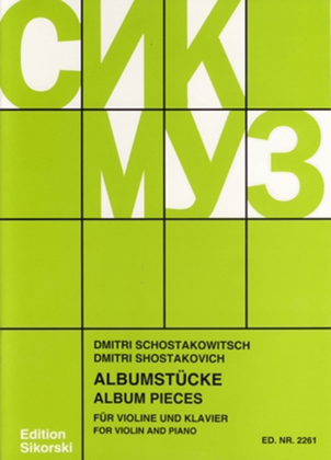 Book cover for Album Pieces