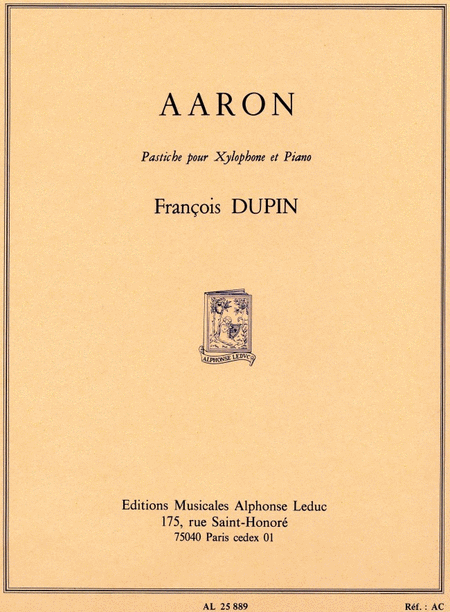 Aaron, Pastiche (percussion(s) & Piano)