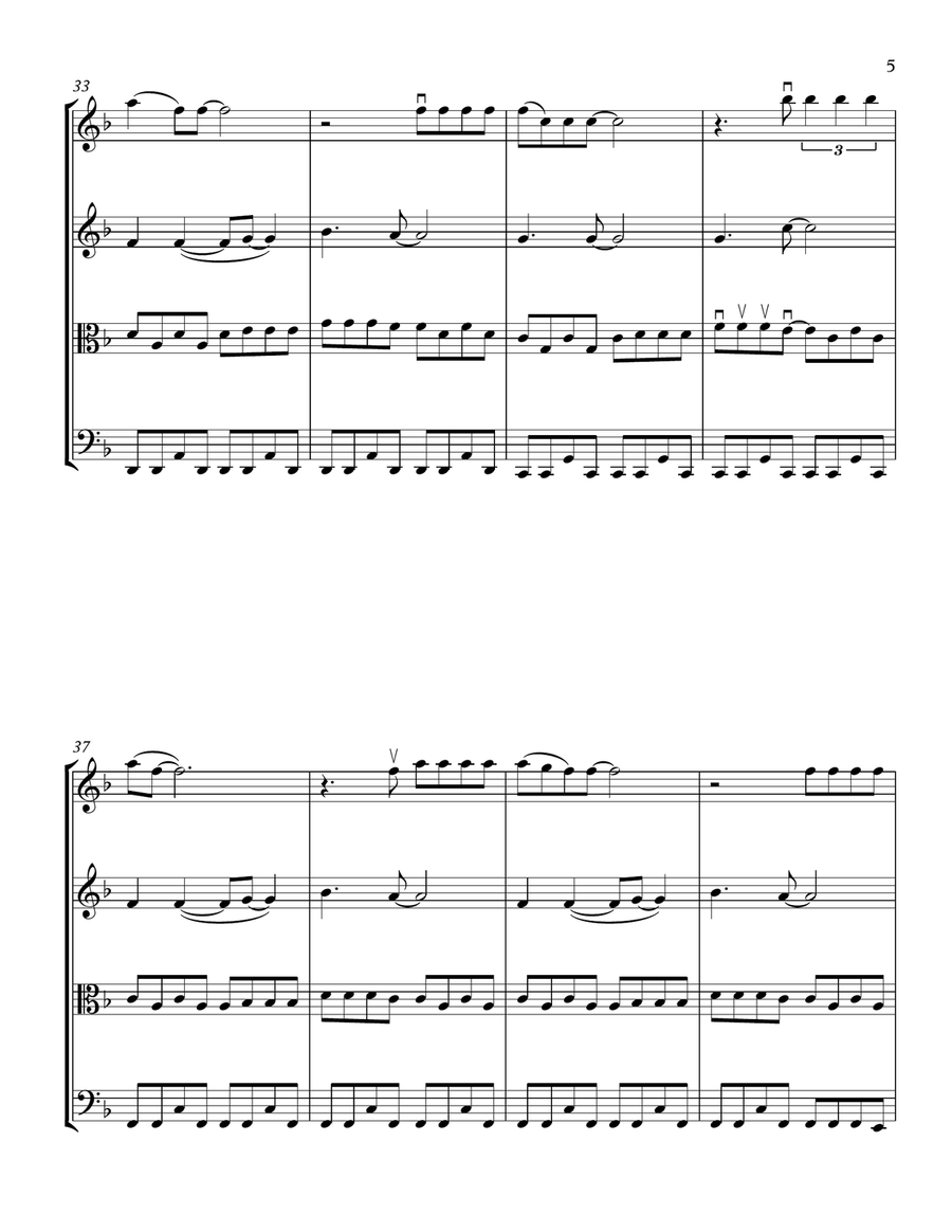 The Best (simply The Best) String Quartet scores gallery preview page 5