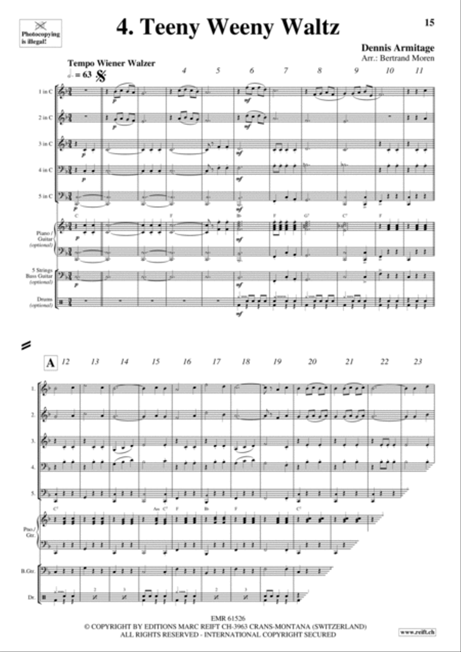 Beer Party Woodwind Quintet scores gallery preview page 6