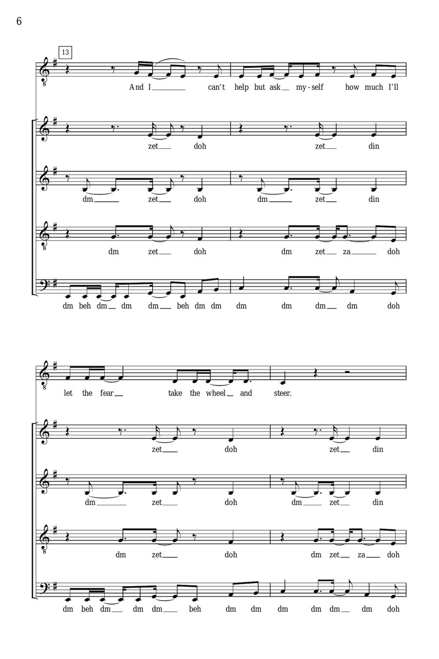 Drive Drive 4-Part scores gallery preview page 4