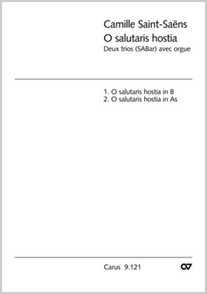 Book cover for Saint-Saens: O salutaris hostia (2 Satze)
