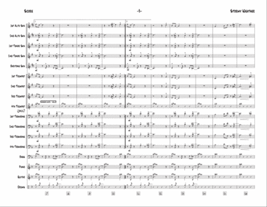Stormy Weather Jazz Ensemble scores gallery preview page 4